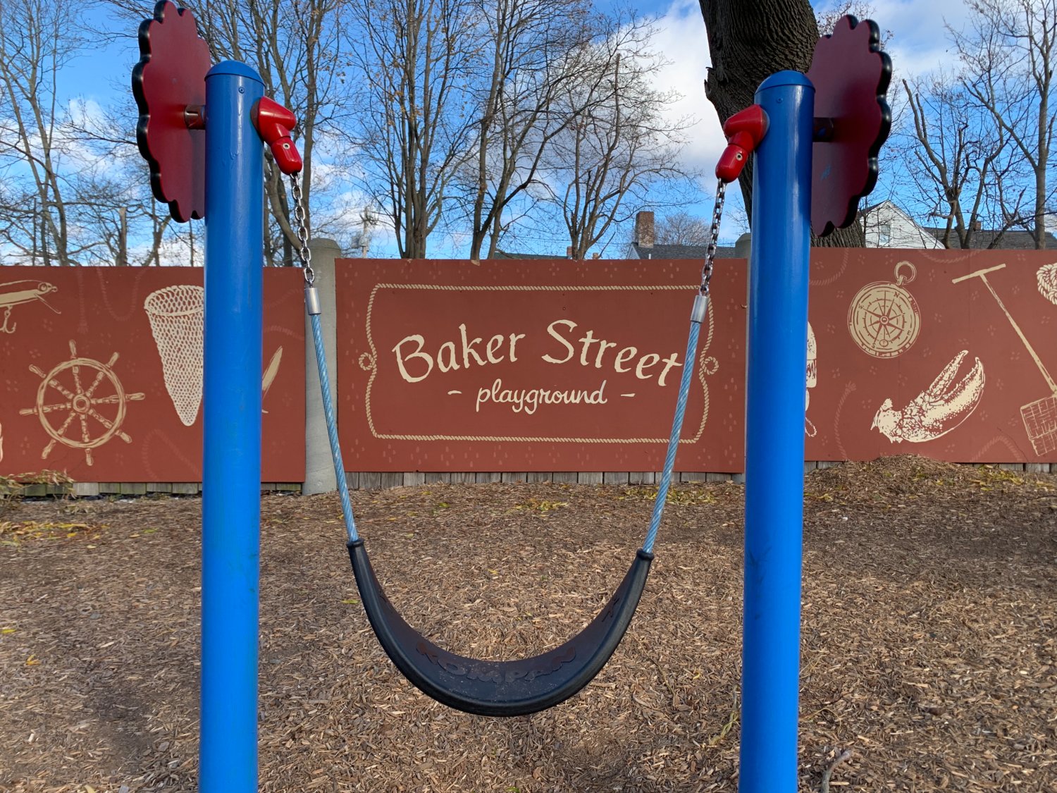 Baker Street Playground Mural by Adam Tracy