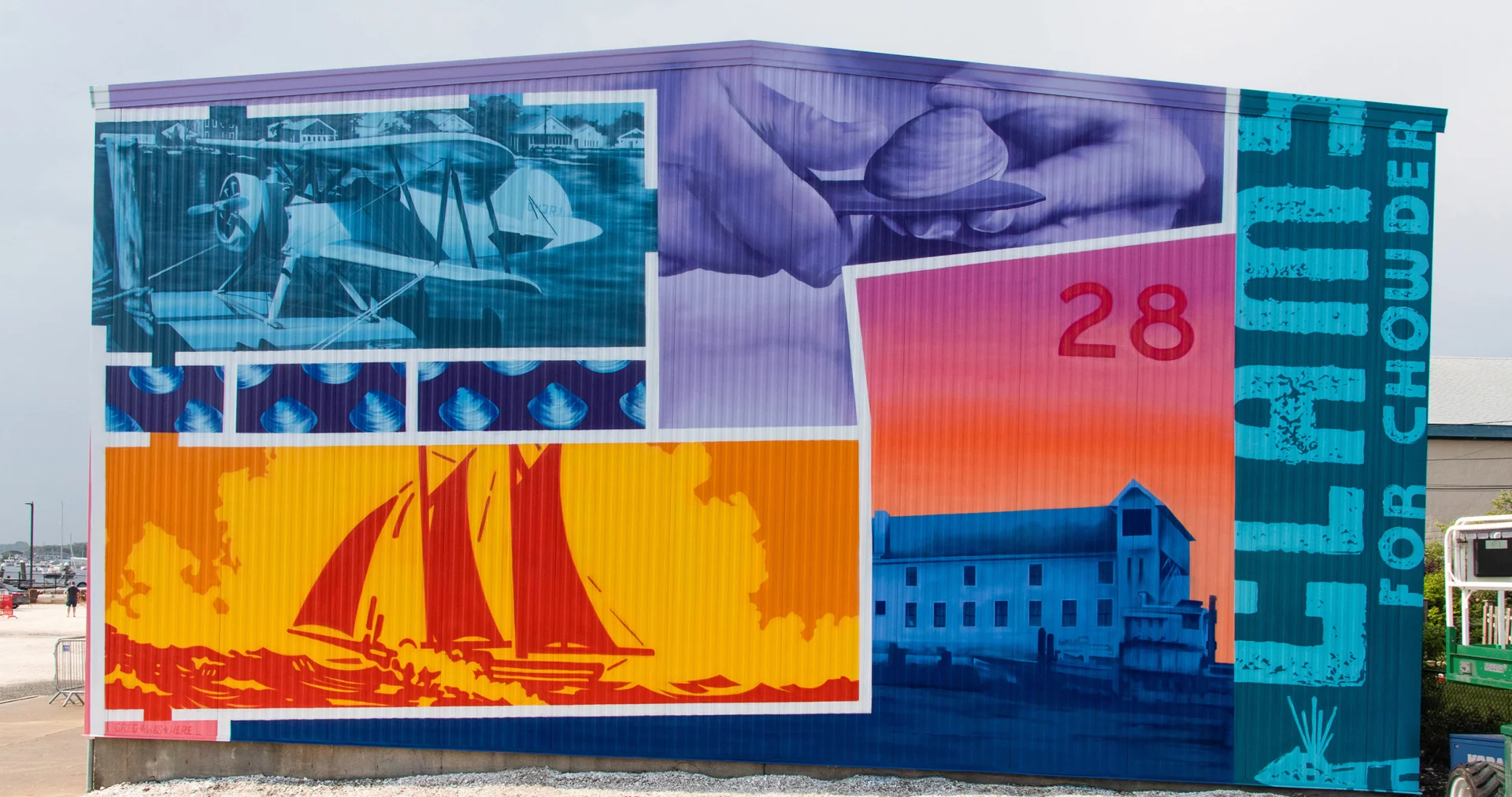 “Plat 28” Mural by Greg Was Here